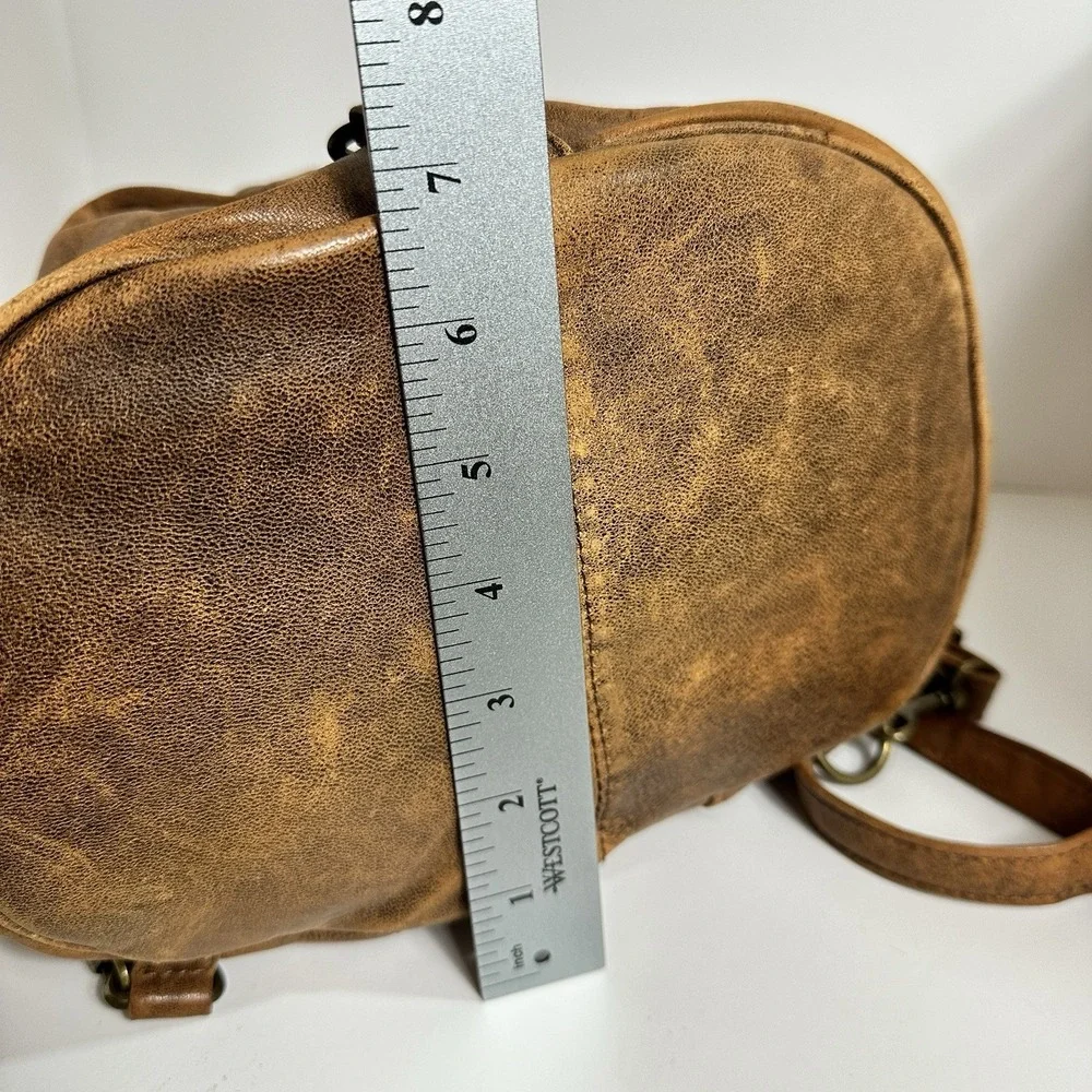 Scully Aero Squadron Vintage Leather Convertible Sling/Backpack Shoulder Bag